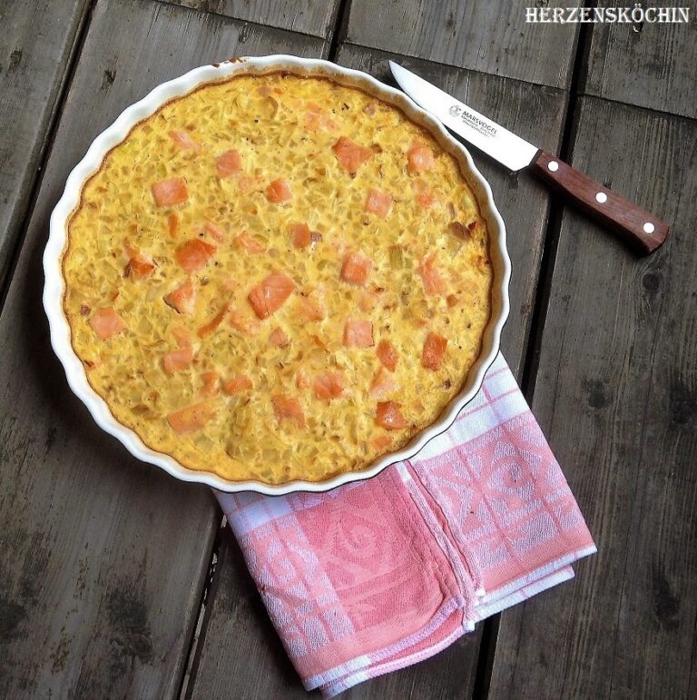 Zwiebel-Lachs-Tarte