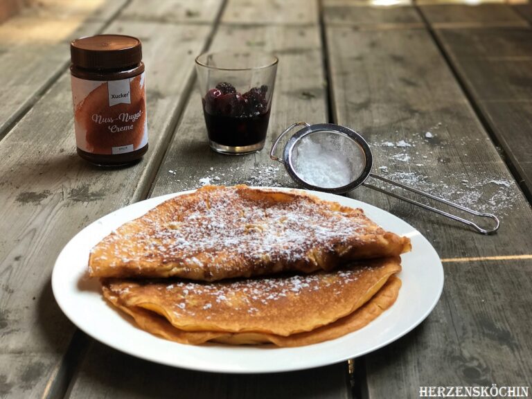 Low Carb Pfannkuchen süß