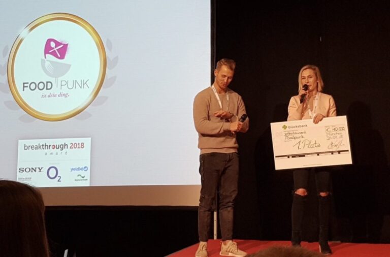 Münchner Startup Foodpunk gewinnt 1. Preis