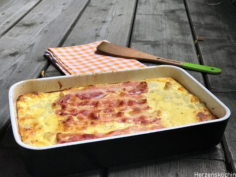 Kohlrabi Gratin mit Bacon (4)