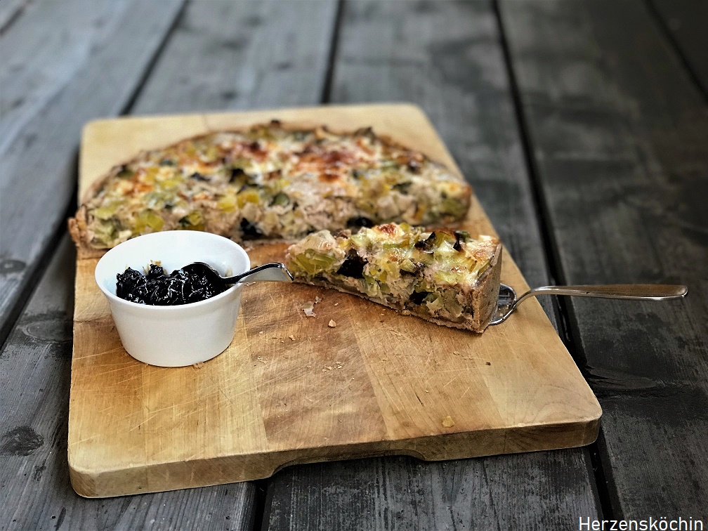 Lauch Quiche mit Briekäse