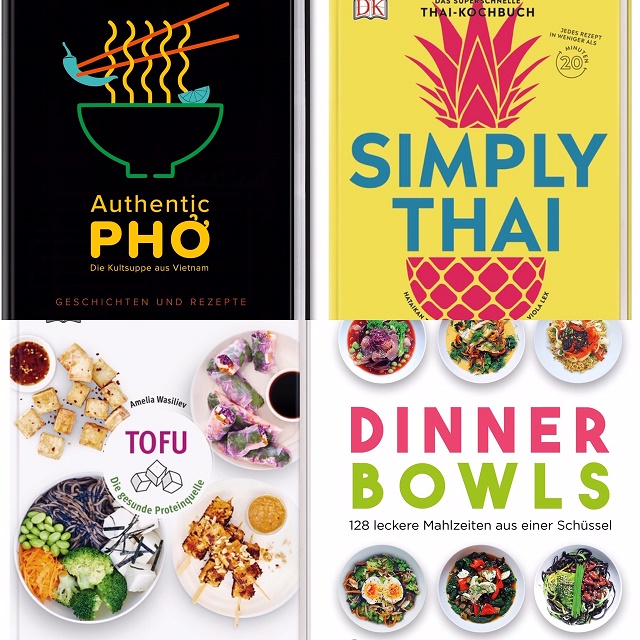 Authentic Pho, Simply Thai, Tofu und Dinner Bowls